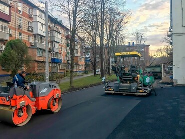 Укладка асфальта
