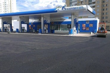 Работы по асфальтированию