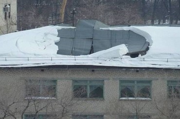 Удаление снега с крыш