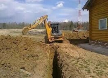 Копка котлованов, траншей и колодцев