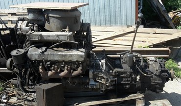 645, Двигатель дизельный и коробка для грузовиков